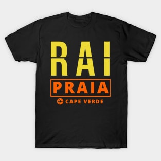 RAI - Praia airport code T-Shirt